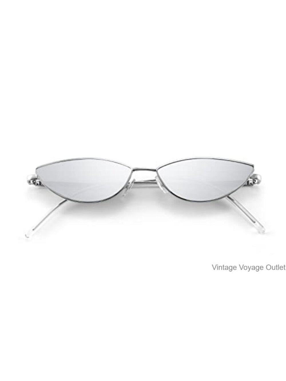 Vintage Cateye Sunglasses for Women Men UV400 Metal Frame Retro